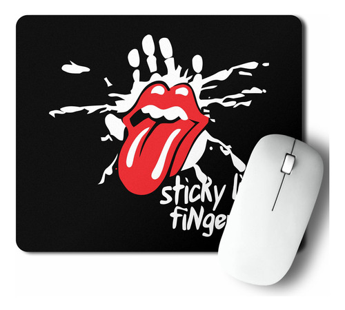 Mouse Pad Rolling Stones Sticky (d0600 Boleto.store)