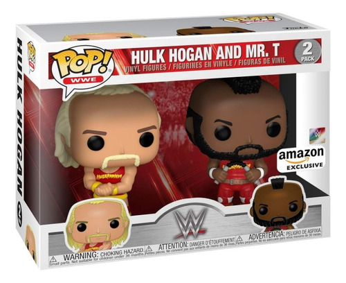 Funko Pop Wwe Hulk Hogan And Mr. T 2 Pack Lucha Libre