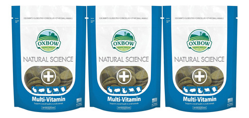 Oxbow - Lote De 3 Suplementos Para Animales Pequenos Con Vit