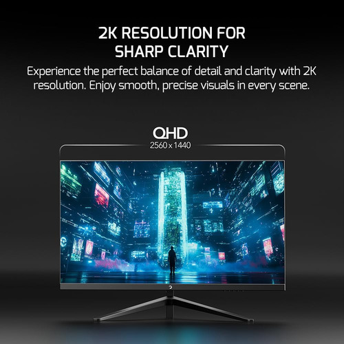 Gamepower Sonic T80 27 Pulgadas 180hz, 2k 2560x1440 Qhd, 0.5