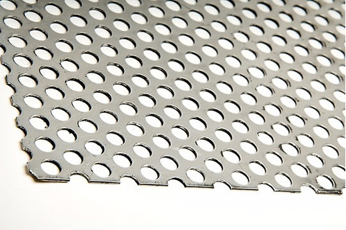 Chapa Acero Inoxidable Perforada D:3mm| Hoja 1000x2000x1,0mm
