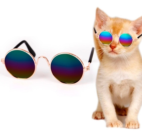 Lentes Gafas De Sol Gato Para Mascotas Gatito Perrito