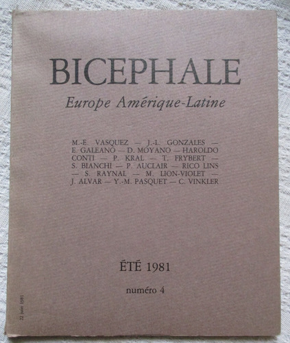 Bicephale. Europe Amérique-latine Numéro 4