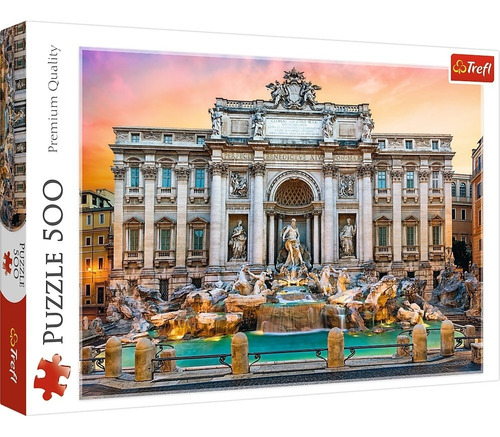 Rompecabezas Puzzle 500 Piezas Trefl Fontanna Trevi 37292