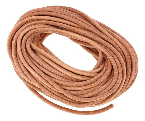 Wu Cordón Cuero La Pu Cordón Redondo Cordón 3mm 3mm