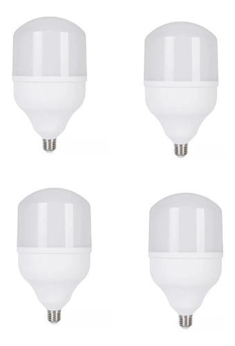 Pack X 4 Lampara Galponera Led 50w Alta Potencia Blanco Frio