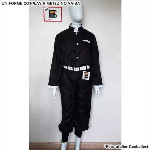 Cosplay Uniforme Demon Slayer 3 Peças - Kimetsu No Yaiba