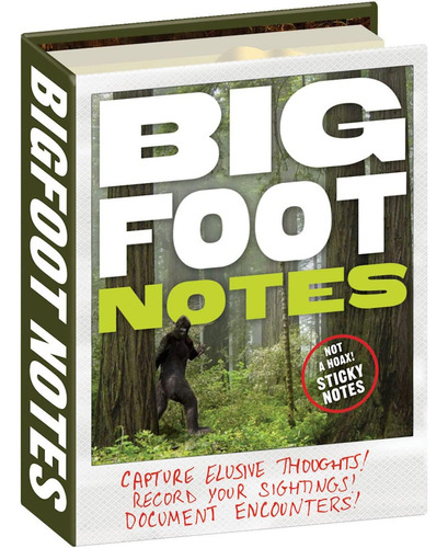 Notas De Pie Grande Tema Criptido De Bigfoot 3.25  Por ...