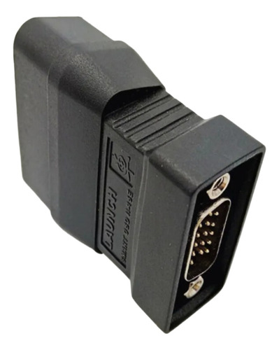 Conector Plug Cabo Launch Db15 Pinos Conversor Obd2 16 Pinos