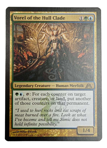 Carta Vorel Of The Hull Clade [dragon Maze] Mtg Merfolk