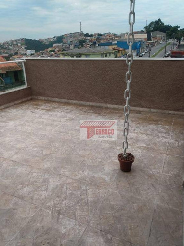 Cobertura Com 2 Dormitórios À Venda, 38 M² Por R$ 350.000,00 - Vila Humaitá - Santo André/sp - Co0698