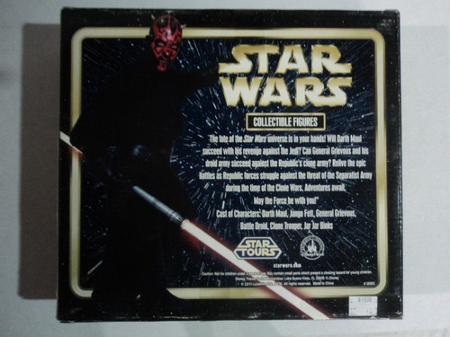 Star Wars Collectible Figures Star Tours 2011 #2 Maul Jango (Usado)