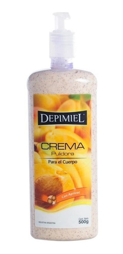 Crema Exfoliante Pulidora Cuerpo Con Apricot 500 Gr Depimiel