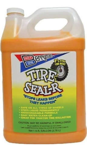 1301 Compuesto Sellador Tire Seal-r, Botella De 1 Galó...