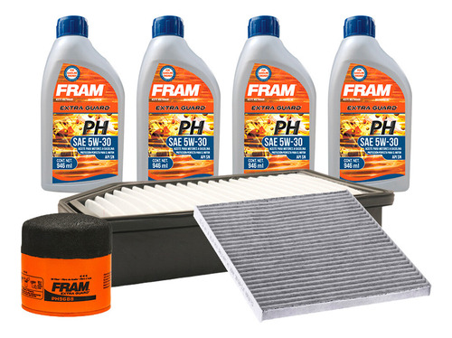 3 Filtros Y Aceite Mineral 5w30 Accent L4 1.6l 12 - 17 Fram