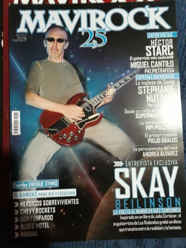 Revista Mavirock #25 Skay Sumo Heroicos Blues Motel +1 Reg