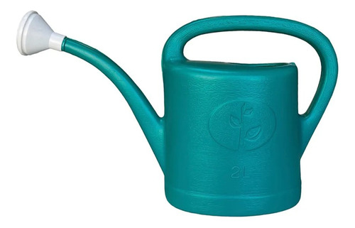 Regadera Plástica Matri 2lts Con Flor Para Riego Jardinería Verde
