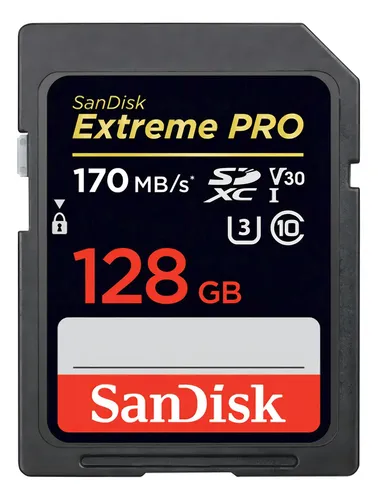 Cartão de memória extreme pro SanDisk SDSDXXD-128G Extreme Pro 12...