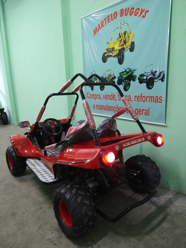 Míni Buggy Cross Dakar Vermelho Completo Top De Linha !