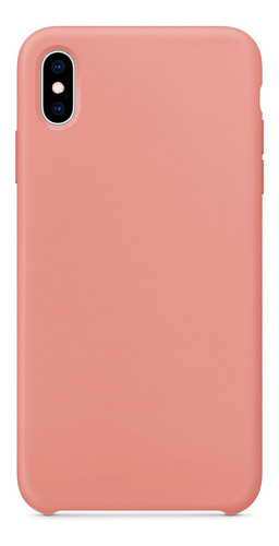 Capa Capinha Case Silicone Compativel Com iPhone XS Max Cor Rosa