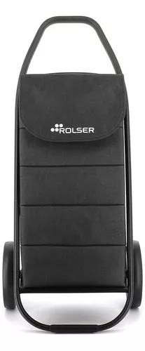 Carro Rolser Plegable Ruedas Altas Gran Capacidad Black