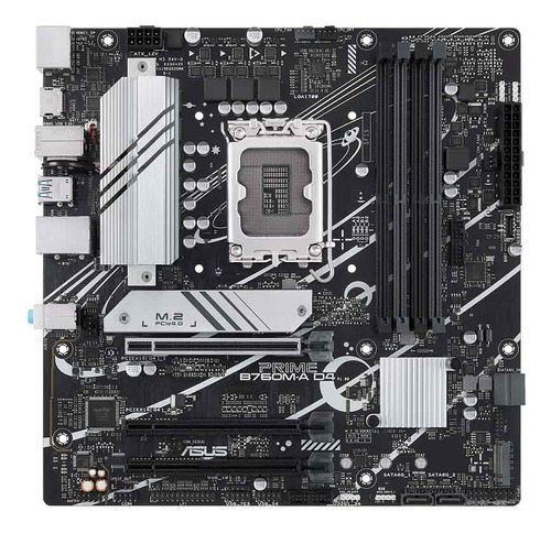 Placa Mae Intel Asus Prime B760m-a D4 Ddr4 Lga1700