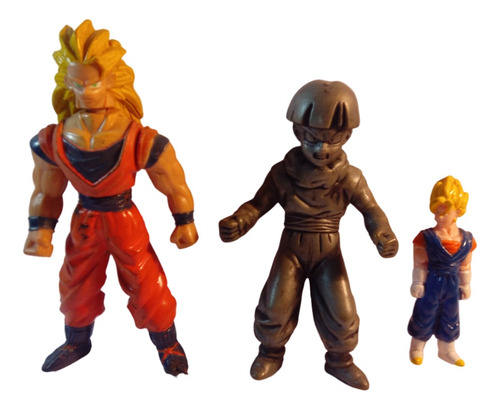 Goku Ssj3 + Kid Gohan + Mini Vegetto Lote Dragon Ball