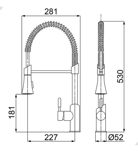 Torneira De Cozinha Lorenzetti Monocomando Loren Kitchen