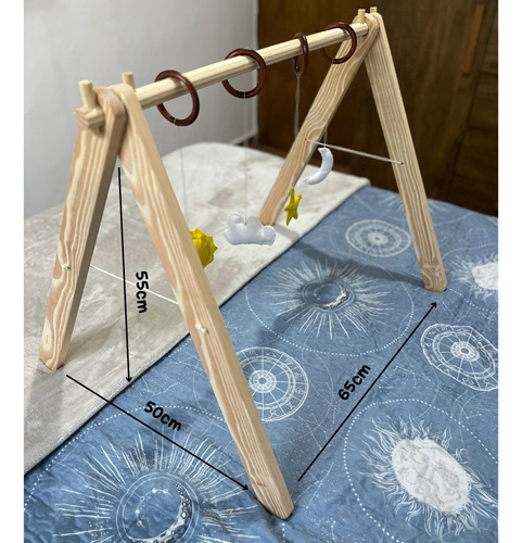 Ginásio Bebê Brinquedo Sensorial Montessori Apenas Cavalete