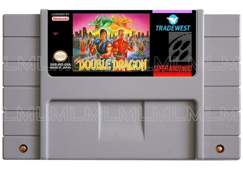 Super Double Dragon Versão Americana Pra Snes Super Nintendo