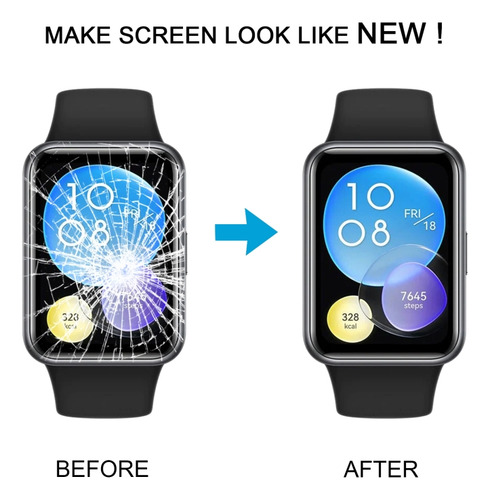 Lente De Cristal Exterior De Pantalla Para Huawei Watch Fit