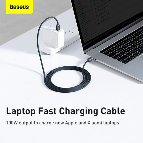 Cable Usb-c/usb-c 2m Notebook Celular Samsung Xiaomi Baseus