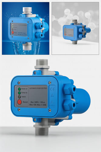 Kit Bomba De Agua 1 Hp 220v + Controlador Presion Electrico