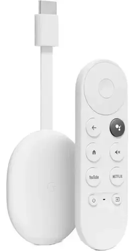 Google Chromecast 4a Geração De Voz Hd 8gb Branco Com 1.5gb