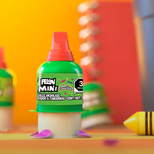 Mini Pelon Pelo Rico Hershey 18 Pzas Rico Sabor A Tamarindo