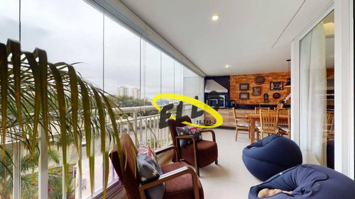 Imagem 10 de 30 de Apartamento Com 177 M², 4 Dormitórios E Varanda Gourmet! Condomínio Paulistano - Ap2185