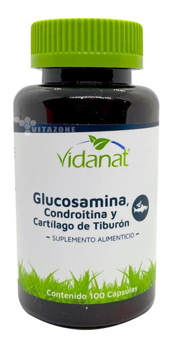 Imagen 3 de 5 de Glucosamina, Condroitina Y Cartílago De Tiburón 200 Caps Vid