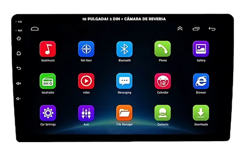 Radio Android Wifi Apps  Gps Waze  Bluetooth Con Camara 