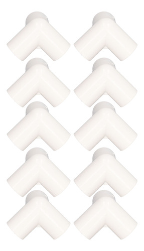 10 Piezas De Accesorios De Tubería De 3 Vías, Plástico Pvc,