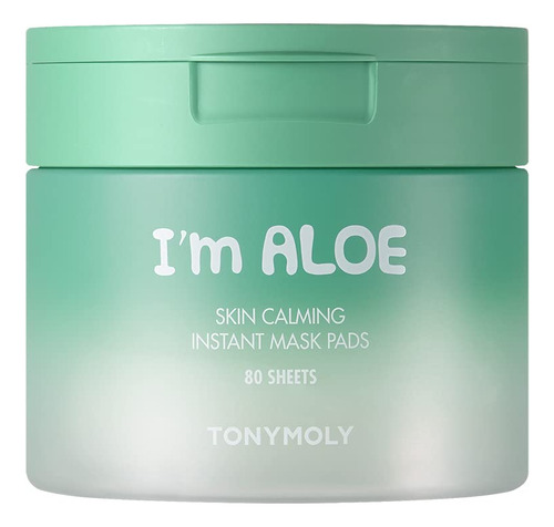 Tonmoly I'm Aloe - Almohadillas Para Máscara, 80 Hojas