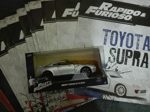 Brian Nissan Gt-r (r35)plat ,rapido Y Furioso,auto