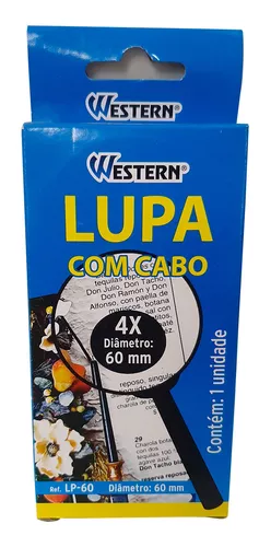 Lupa de Mão com Cabo Removível em ABS 75-4x