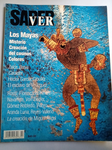 Revista Saber Ver Especial Los Mayas Arte Maya Año 1999