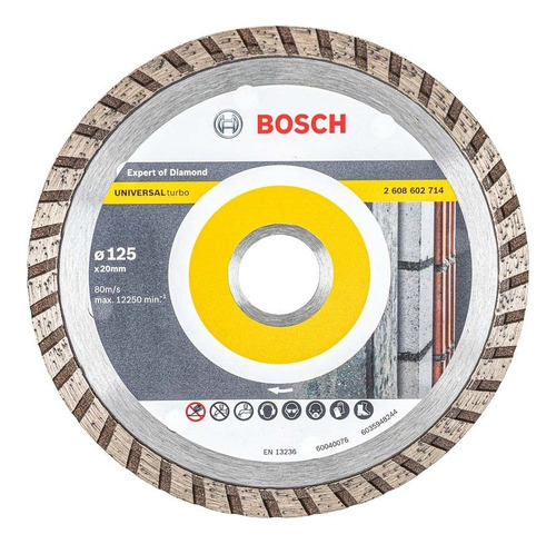 Disco Diamantado 125 Mm Up Turbo 2608602714 Bosch