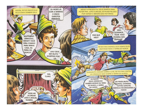 GIBI Clássicos: Peter Pan, de Brijbasi Art Press Ltd. Editorial Brasileitura em português, 2019