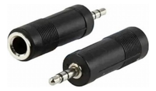 Adaptador De Audio 6.3 Mm Hembra A 3.5 Mm Macho