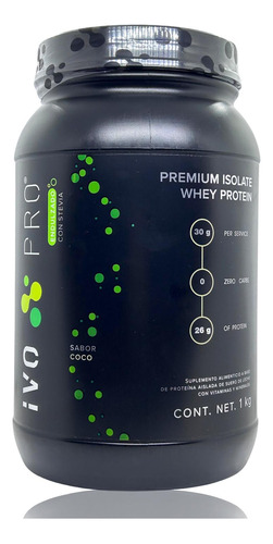 Proteina Ivo Pro Premium Whey Isolatada Coco 1 Kg Ivo