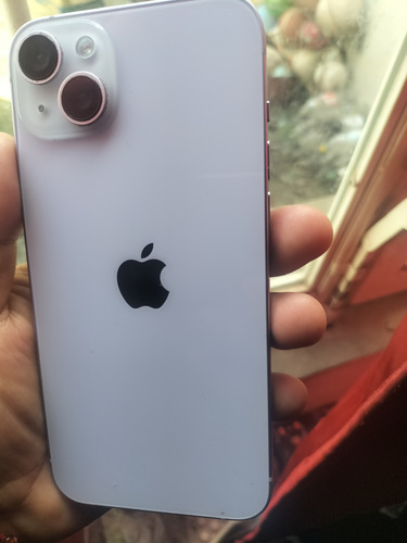 Celular iPhone 14 Plus Color Lila Claro Esim Seminuevo Sin Caja Libre De Fábrica Con Esim Estética De 10 Y 100% De Pila. (Usado)