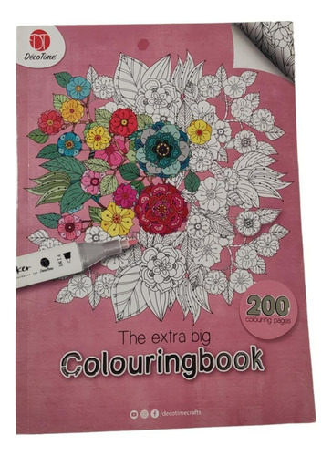 Imagen 1 de 3 de Libro Para Colorear Pintar Grande 29.5x21 Cm 200 Hojas