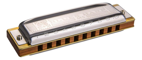 Armónica C/funda Hohner Accordions 10a - Plateado - E